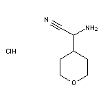 2-amino-2-(oxan-4-yl)acetonitrile hydrochloride