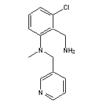 2-(aminomethyl)-3-chloro-N-methyl-N-(pyridin-3-ylmethyl)aniline