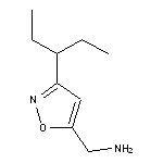 [3-(pentan-3-yl)-1,2-oxazol-5-yl]methanamine