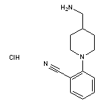 2-[4-(aminomethyl)piperidin-1-yl]benzonitrile hydrochloride