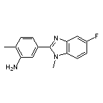 5-(5-fluoro-1-methyl-1H-1,3-benzodiazol-2-yl)-2-methylaniline