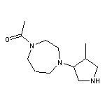 1-[4-(4-methylpyrrolidin-3-yl)-1,4-diazepan-1-yl]ethan-1-one