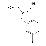 3-amino-2-[(3-fluorophenyl)methyl]propan-1-ol