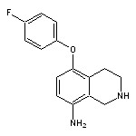 5-(4-fluorophenoxy)-1,2,3,4-tetrahydroisoquinolin-8-amine