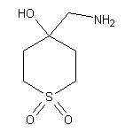 4-(Aminomethyl)-4-hydroxytetrahydro-2H-thiopyran 1,1-Dioxide