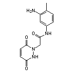 N-(3-amino-4-methylphenyl)-2-(3,6-dioxo-1,2,3,6-tetrahydropyridazin-1-yl)acetamide