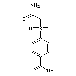 4-[(carbamoylmethane)sulfonyl]benzoic acid