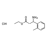 ethyl 3-amino-3-(2-methylphenyl)propanoate hydrochloride