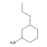 3-(ethylsulfanyl)cyclohexan-1-amine