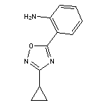 2-(3-cyclopropyl-1,2,4-oxadiazol-5-yl)aniline