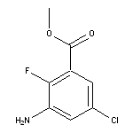 methyl 3-amino-5-chloro-2-fluorobenzoate