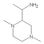 1-(1,4-dimethylpiperazin-2-yl)ethan-1-amine