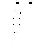 1-(but-3-yn-1-yl)piperidin-4-amine dihydrochloride