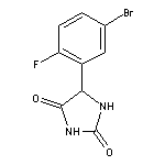 5-(5-bromo-2-fluorophenyl)imidazolidine-2,4-dione