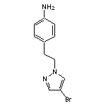 4-[2-(4-bromo-1H-pyrazol-1-yl)ethyl]aniline