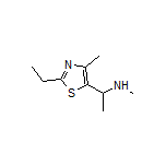 1-(2-Ethyl-4-methyl-5-thiazolyl)-N-methylethanamine