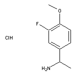 1-(3-fluoro-4-methoxyphenyl)ethan-1-amine hydrochloride