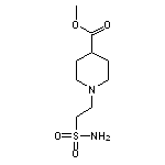 methyl 1-(2-sulfamoylethyl)piperidine-4-carboxylate