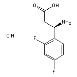 (3R)-3-amino-3-(2,4-difluorophenyl)propanoic acid hydrochloride