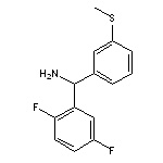 (2,5-difluorophenyl)[3-(methylsulfanyl)phenyl]methanamine