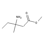 methyl 3-amino-3-methylpentanoate