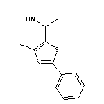 methyl[1-(4-methyl-2-phenyl-1,3-thiazol-5-yl)ethyl]amine