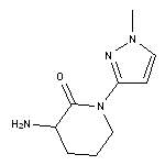 3-amino-1-(1-methyl-1H-pyrazol-3-yl)piperidin-2-one