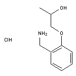 1-[2-(aminomethyl)phenoxy]propan-2-ol hydrochloride