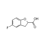 5-Fluoro-2,3-dihydrobenzofuran-2-carboxylic Acid