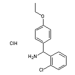 (2-chlorophenyl)(4-ethoxyphenyl)methanamine hydrochloride