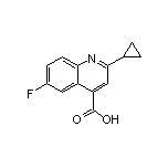 2-cyclopropyl-6-fluoroquinoline-4-carboxylic acid