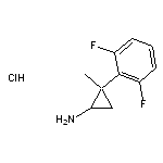 2-(2,6-difluorophenyl)-2-methylcyclopropan-1-amine hydrochloride