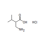 2-(Aminomethyl)-3-methylbutanoic Acid Hydrochloride