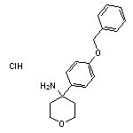 4-[4-(benzyloxy)phenyl]oxan-4-amine hydrochloride