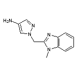 1-[(1-methyl-1H-1,3-benzodiazol-2-yl)methyl]-1H-pyrazol-4-amine