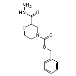 benzyl 2-(hydrazinecarbonyl)morpholine-4-carboxylate