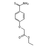 ethyl 2-(4-carbamothioylphenoxy)acetate