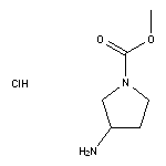 methyl 3-aminopyrrolidine-1-carboxylate hydrochloride