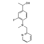 1-{3-fluoro-4-[methyl(pyridin-2-ylmethyl)amino]phenyl}ethan-1-ol