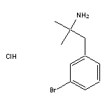 1-(3-bromophenyl)-2-methylpropan-2-amine hydrochloride