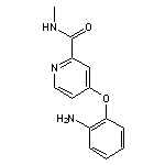 4-(2-aminophenoxy)-N-methylpyridine-2-carboxamide