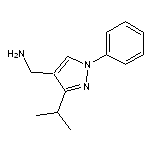 (3-isopropyl-1-phenyl-1H-pyrazol-4-yl)methylamine