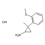 2-(2-methoxyphenyl)-2-methylcyclopropan-1-amine hydrochloride