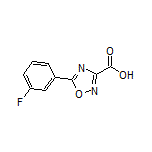 5-(3-fluorophenyl)-1,2,4-oxadiazole-3-carboxylic acid