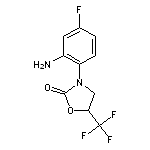 3-(2-amino-4-fluorophenyl)-5-(trifluoromethyl)-1,3-oxazolidin-2-one