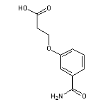 3-(3-carbamoylphenoxy)propanoic acid