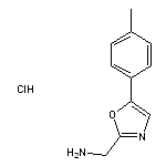 [5-(4-methylphenyl)-1,3-oxazol-2-yl]methanamine hydrochloride