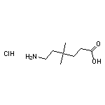 6-amino-4,4-dimethylhexanoic acid hydrochloride