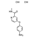 4-(4-aminophenoxy)-N-methylpyridine-2-carboxamide dihydrochloride