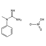 1-methyl-1-phenylguanidine, nitric acid